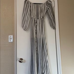 Off shoulder maxi dress